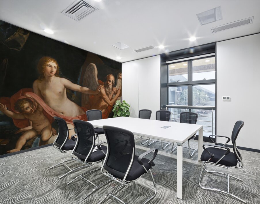 Beauty Fending Off Time by Elisabetta Sirani [1638–1665] Wall Printing