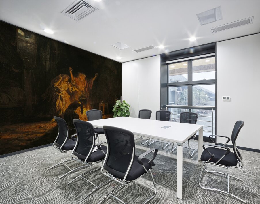 The Witches in Macbeth [c. 1841–1842] by Alexandre–Gabriel Decamps [1803–1860] Wall Printing