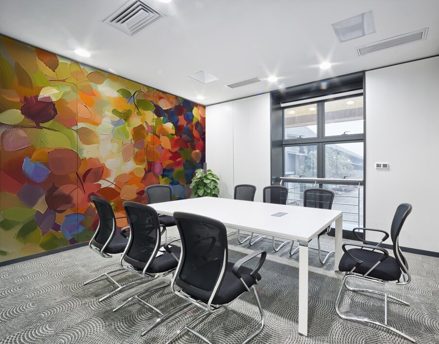 Autumn Symphony Leaves H2N9P3 63 Wall Printing