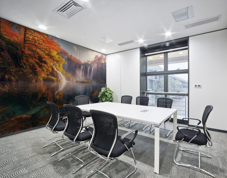 Autumn Waterfall Glow 92HJ5P 66 Wall Printing