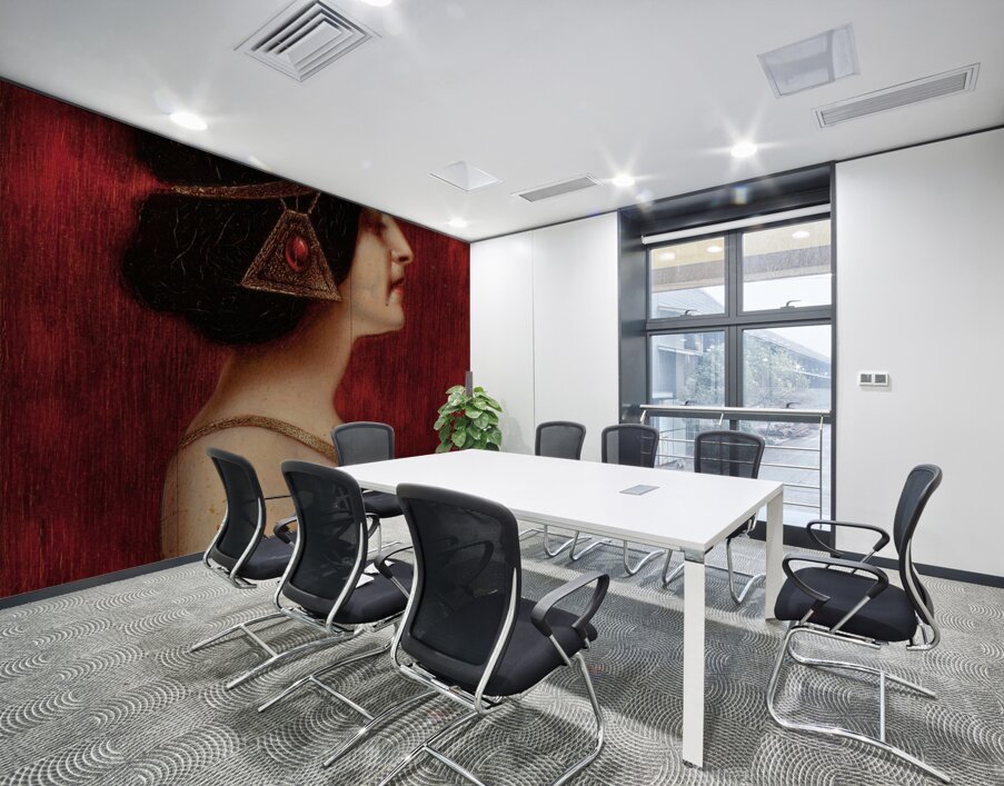 Salome [Woman in Profile in Oriental Jugendstil Costume] [circa 1910] by Ernst Seidl [19th–20th Century] Wall Printing