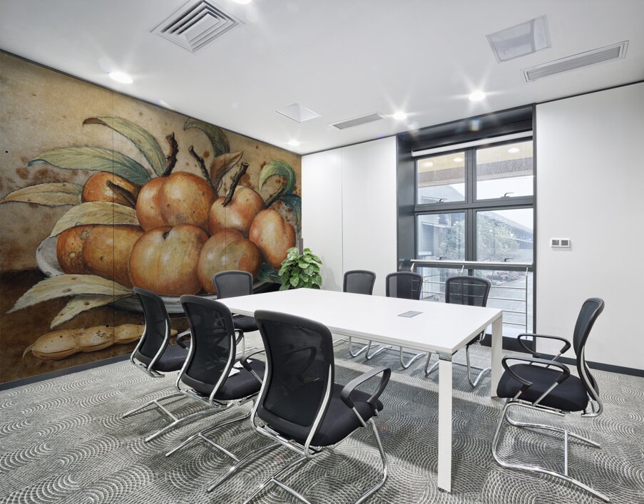 Stillleben Mit Pfirsischen Und Johannisbrot by Giovanna Garzoni [1600–1670] Wall Printing