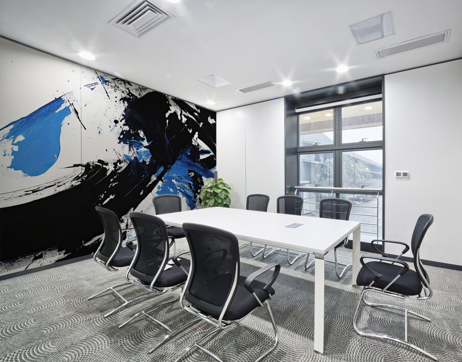 Azure Abyss Dance H3N2P9 58 Wall Printing