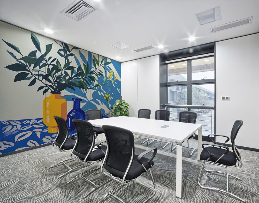 Azure Botanicals Still Life Y92H7D 60 Wall Printing