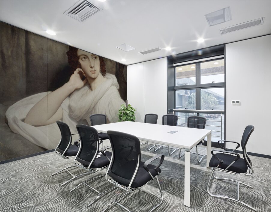 Portrait of Sophie Marin. Widow of Lieutenant General Baudrand by Ary Scheffer [1795–1858] Wall Printing