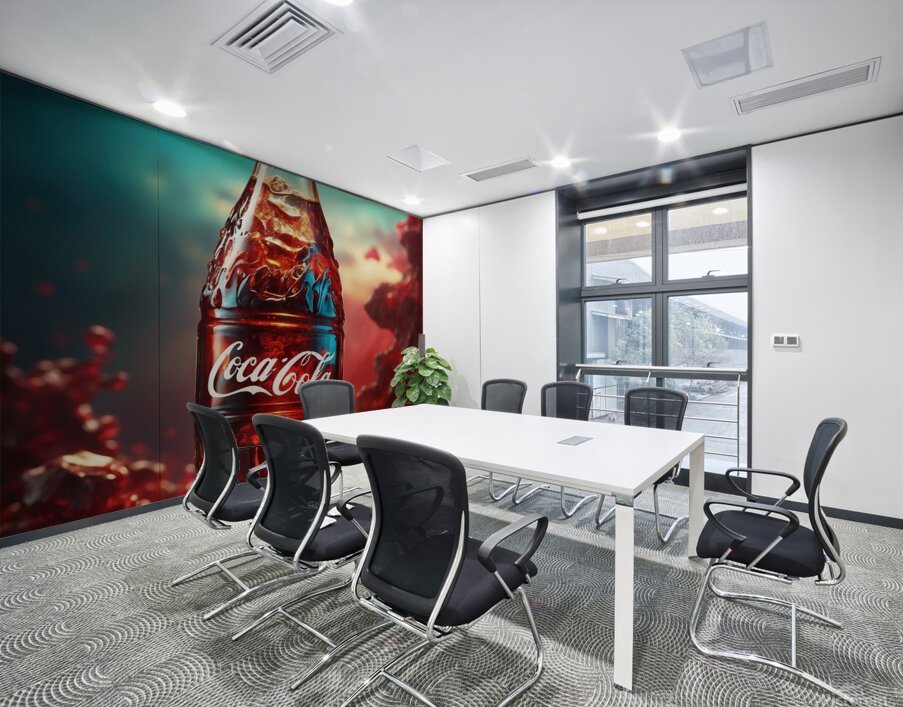 Coca cola Wall Printing