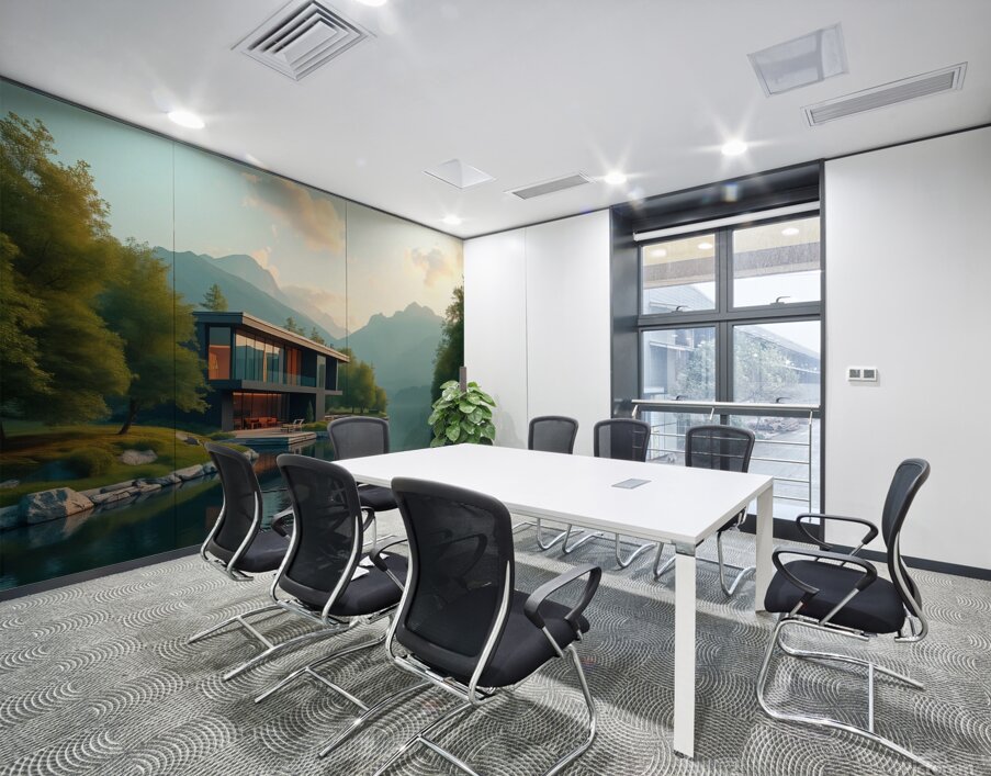 Lakeside Serenity Wall Printing