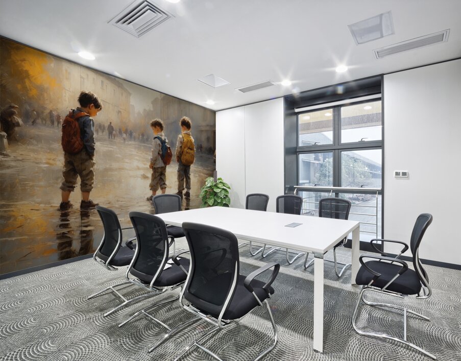 Rainy Day in London Wall Printing