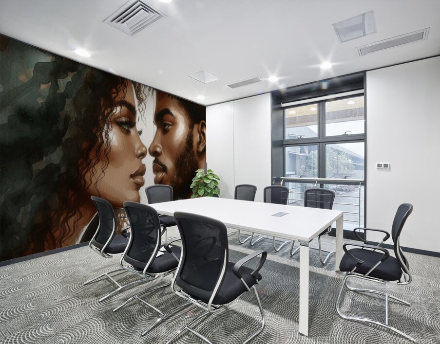 In Your Eyes Water Colors Wall Printing