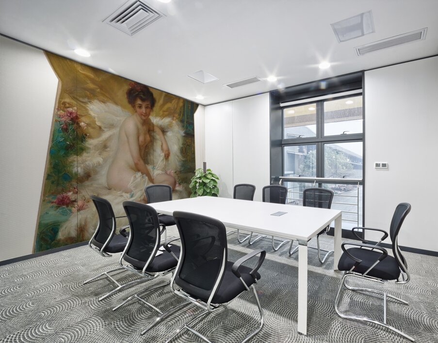 Durchs Schlüsselloch geschaut by Hans Zatzka [1859–1945] Wall Printing