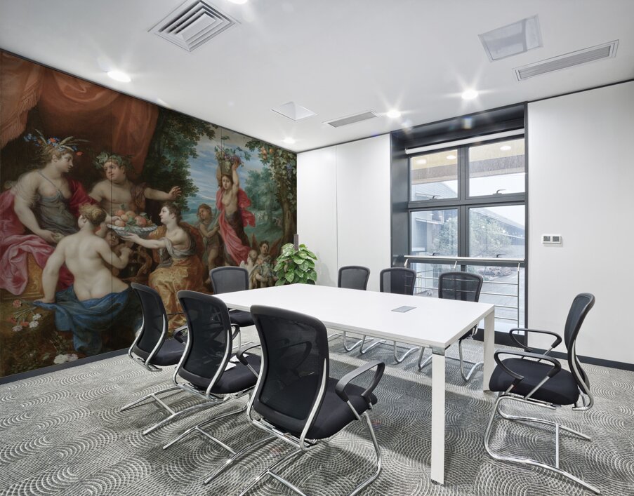 A Bacchanal With Ceres. Bacchus And Venus by Jan Brueghel the Younger [1601–1678] Wall Printing