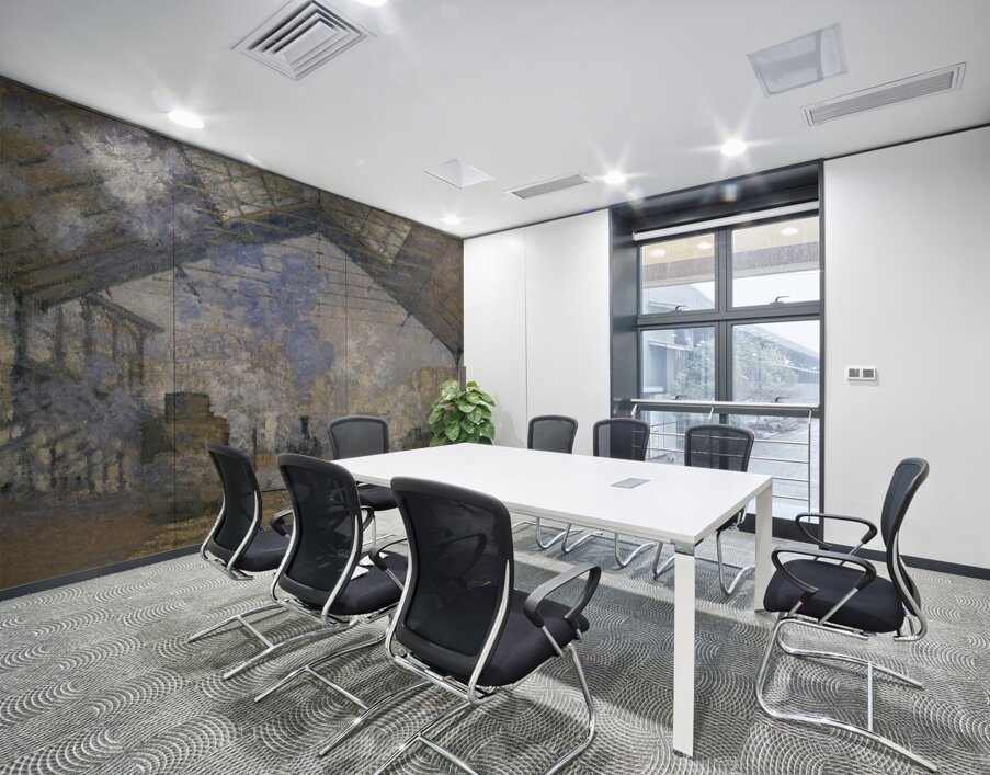 The Saint–Lazare Station [1877] by Claude Monet [1840–1926] Wall Printing