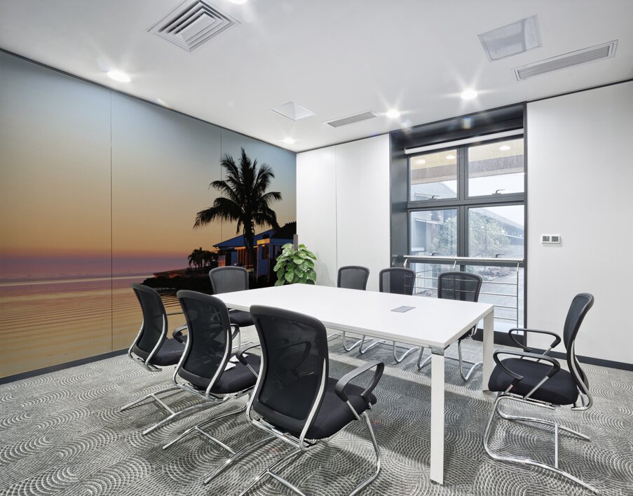 Purple Morning Wall Printing