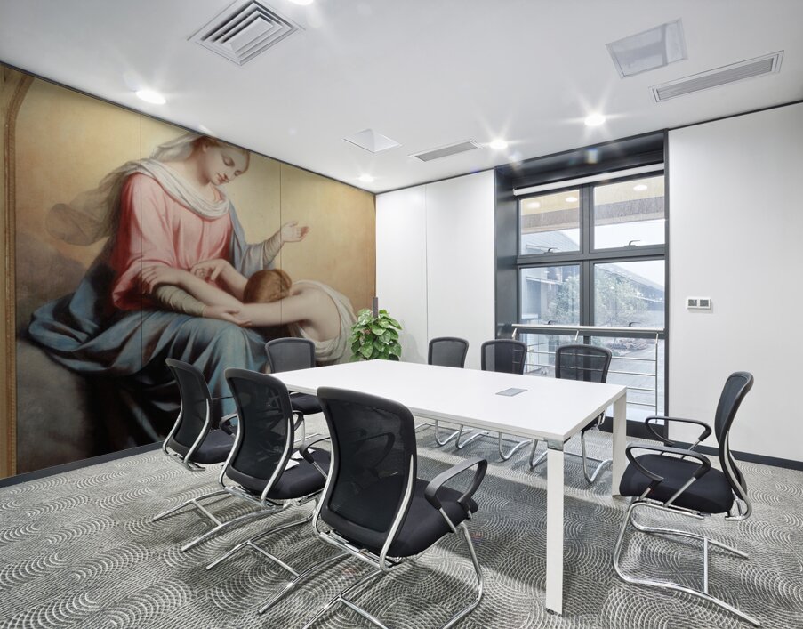 Les litanies de la Vierge [1857] by Auguste Legras [1817–1887] Wall Printing