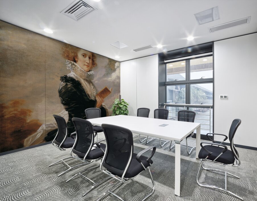 The actress Josefa Hortensia Füger. The artist’s wife [1797] by Heinrich Friedrich Füger [1751–1818] Wall Printing