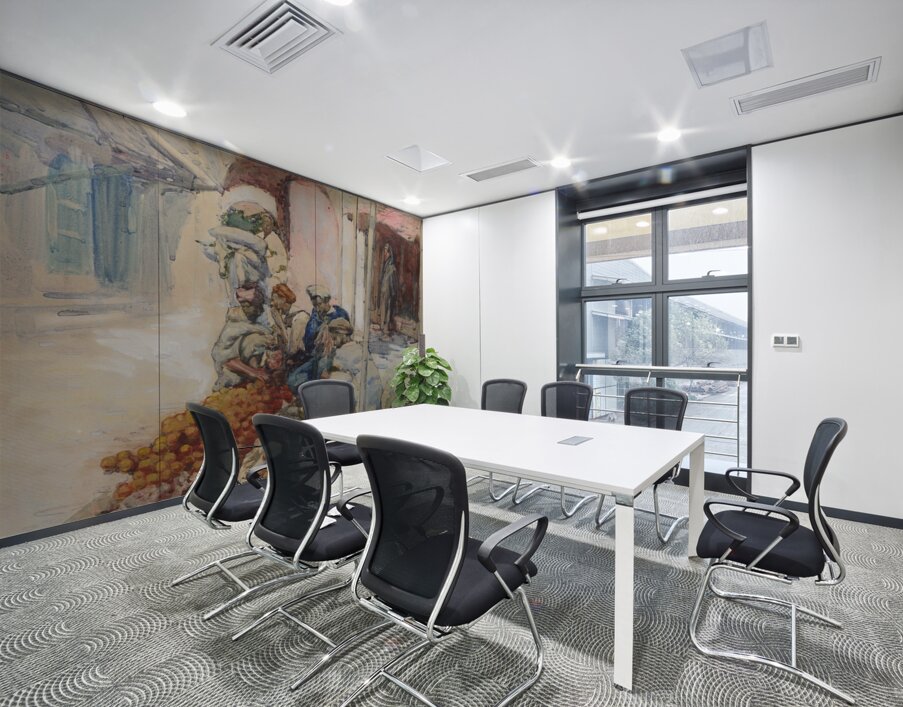 The orange sellers. Tangiers [1905] by Frances Hodgkins [New Zealander. 1869–1947] Wall Printing