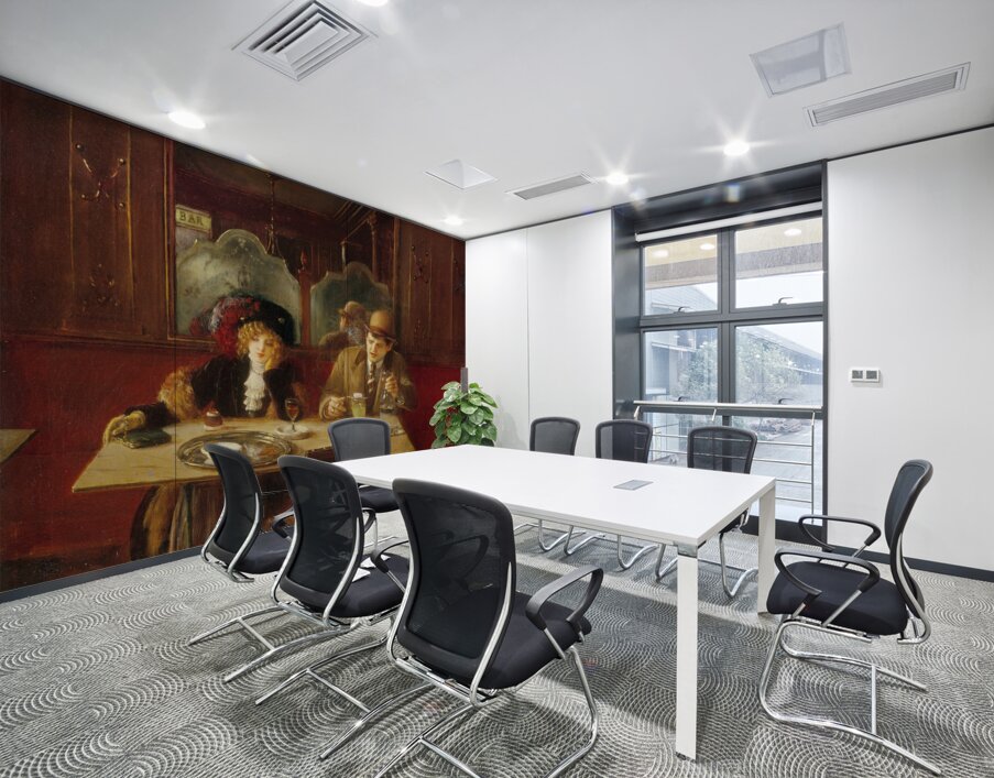 Au café. Dit l’Absinthe [1909] by Jean Béraud [1849–1935] Wall Printing