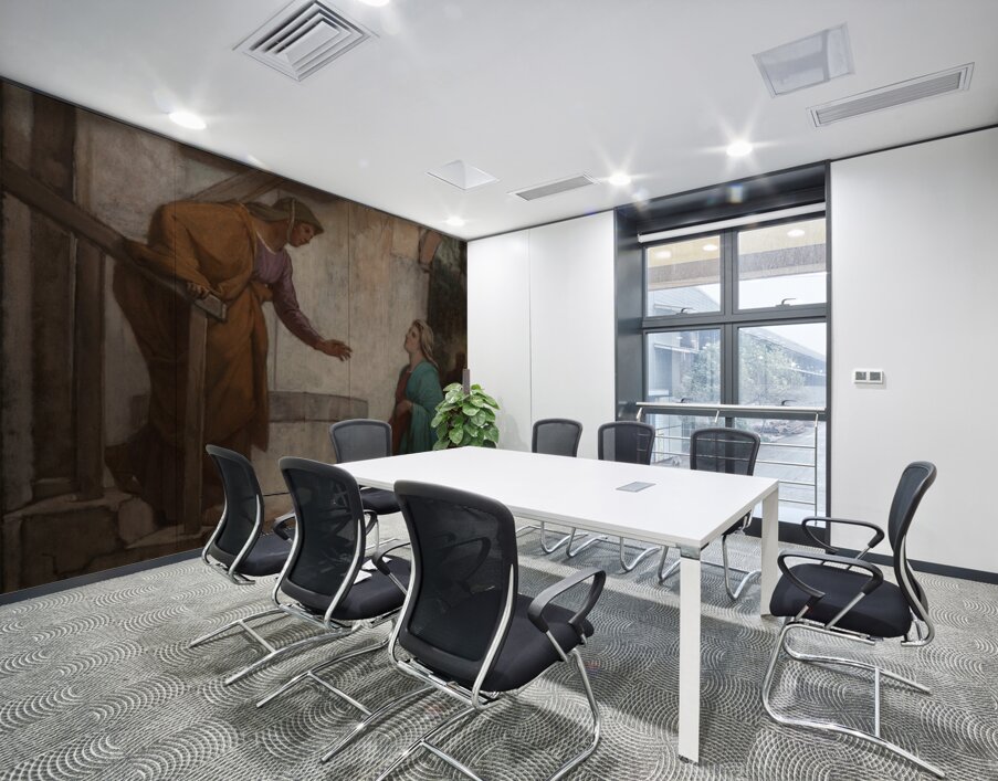 La Visitation [1872] by Jules–Joseph Meynier [1826–1903] Wall Printing