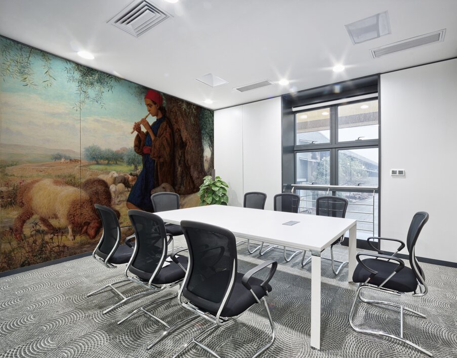 The piping shepherd [1864] by William James Webbe [1830–1904] Wall Printing