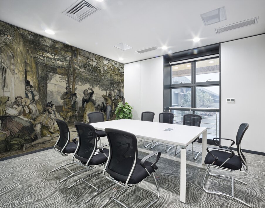 Spanish Peasants Dancing the Bolero [1836] by John Frederick Lewis [1805–1876] Wall Printing