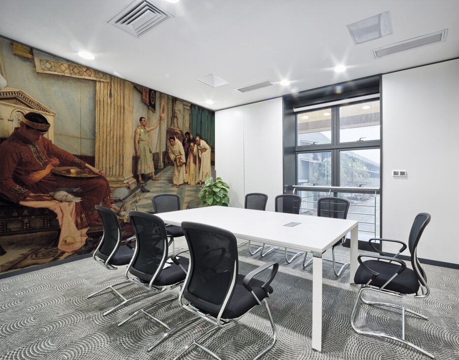 The Favourites Of The Emperor Honorius [circa 1883] by John William Waterhouse [1849–1917] Wall Printing