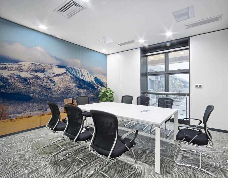 Frosty and Weathered - Barn and Thompson Peak in Lassen County California Wall Printing