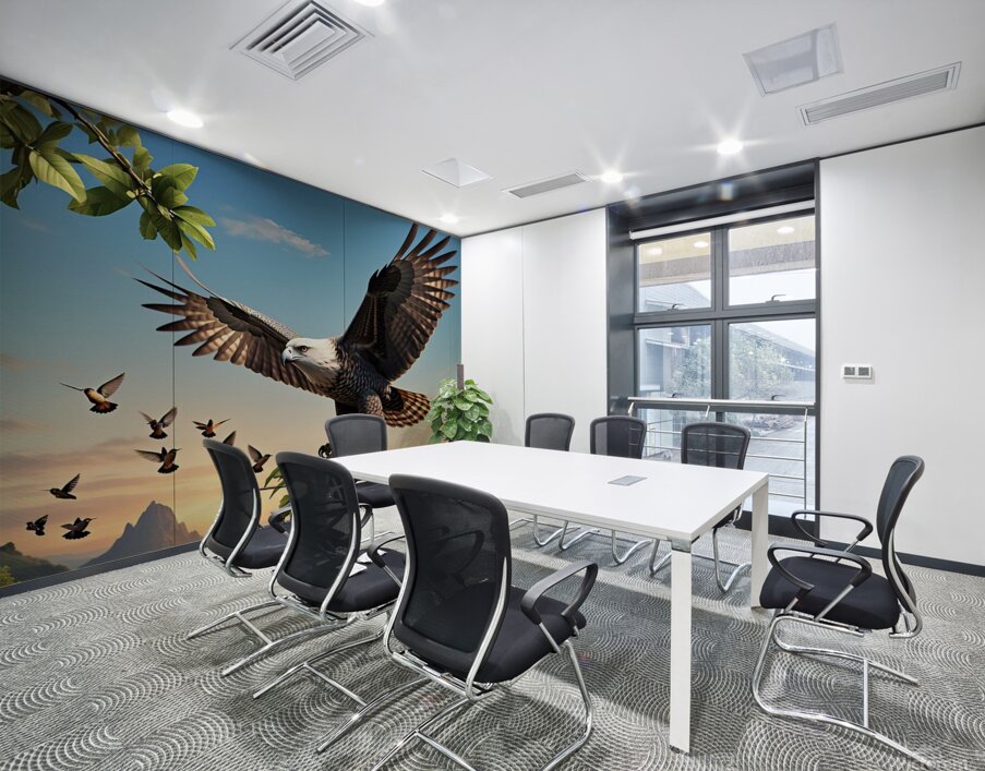 Eagles Flight: A Predator in the Sky Wall Printing