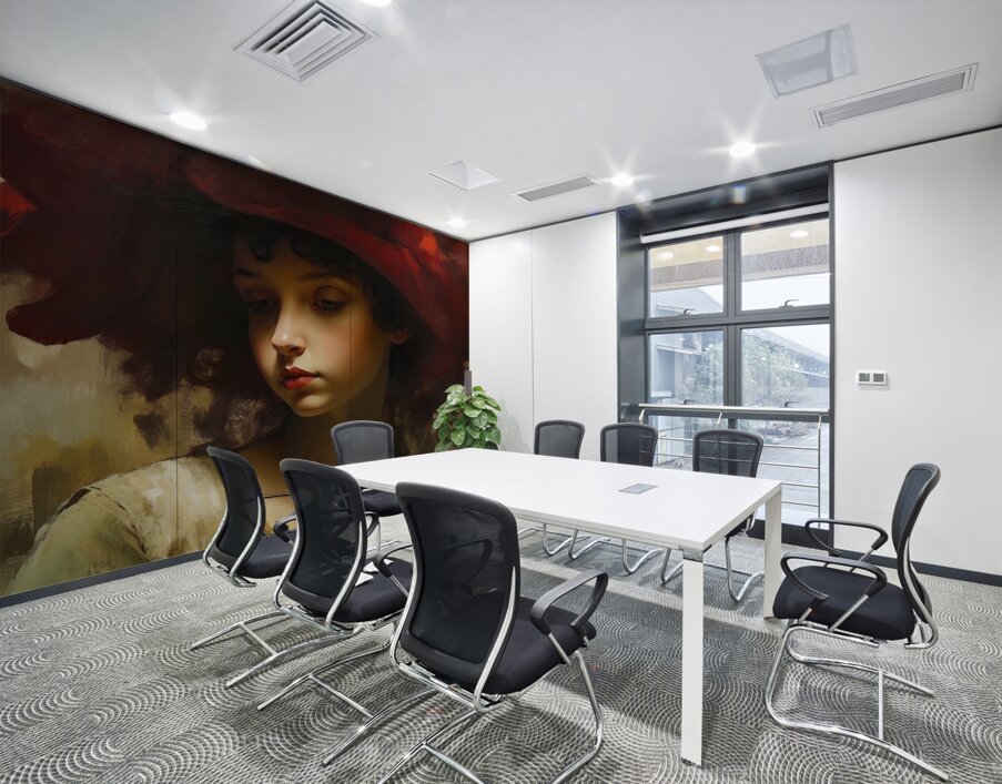 The Scarlet Reverie Wall Printing