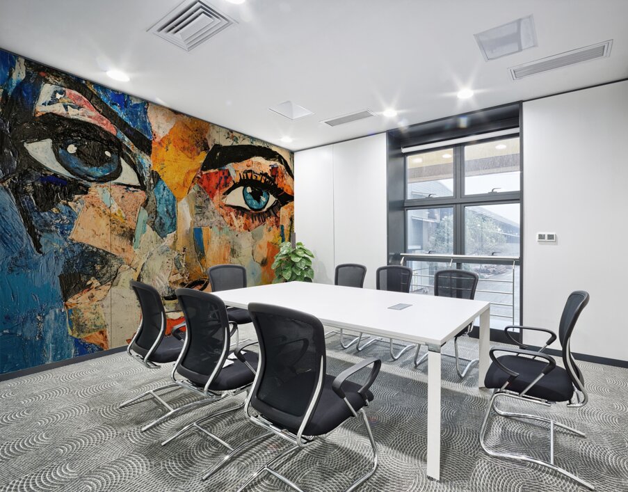 Azure Gaze Collage Y9H2N3 60 Wall Printing