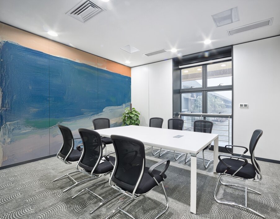 Azure Horizon Glow J9P4N2 55 Wall Printing