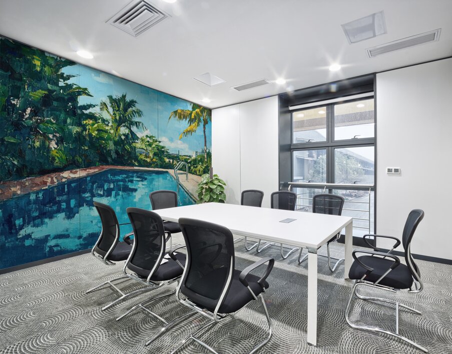 Azure Pool Reflections 7H3N2P 51 Wall Printing