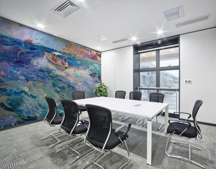 Azure Sea Voyage H92PNB 56 Wall Printing