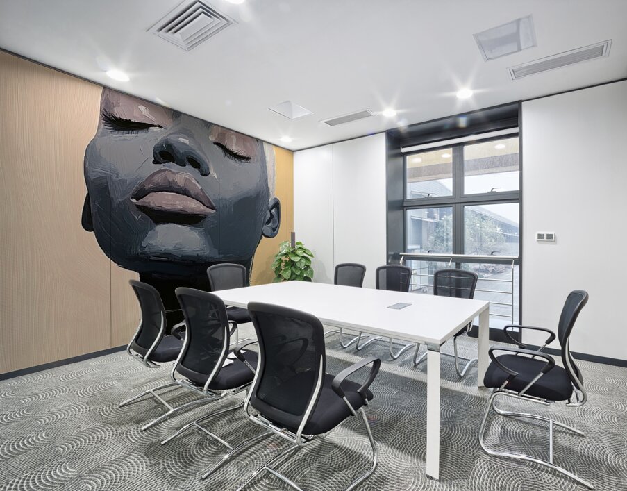 Azure Serenity N92H7J 55 Wall Printing