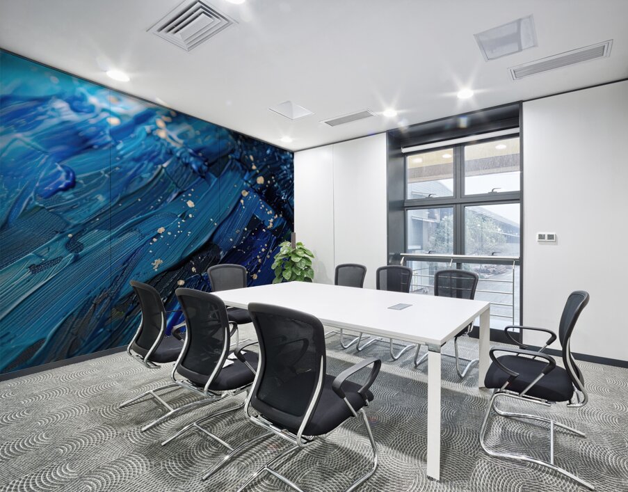 Azure Waves Gold Dust 2P9H7N 60 Wall Printing