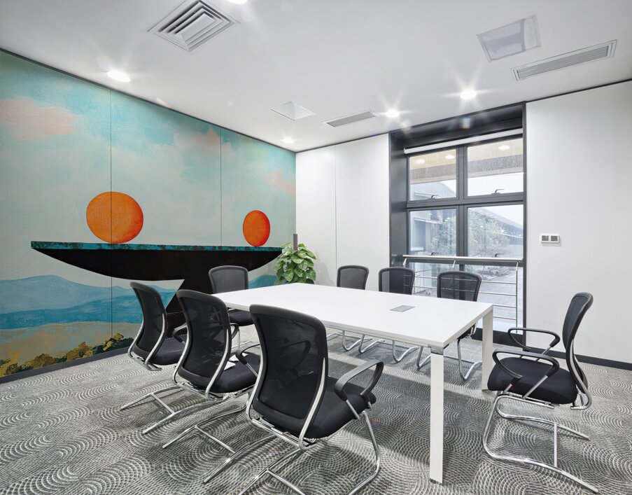 Balanced Orbs Above Valley 78HNP2 55 Wall Printing