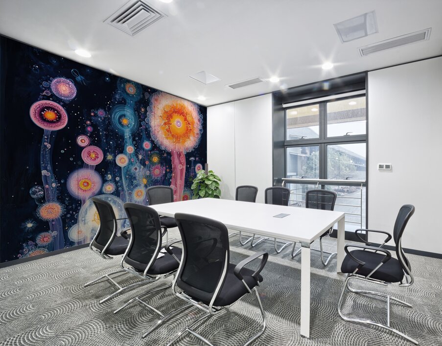 Bioluminescent Bloom Y59H7N 62 Wall Printing