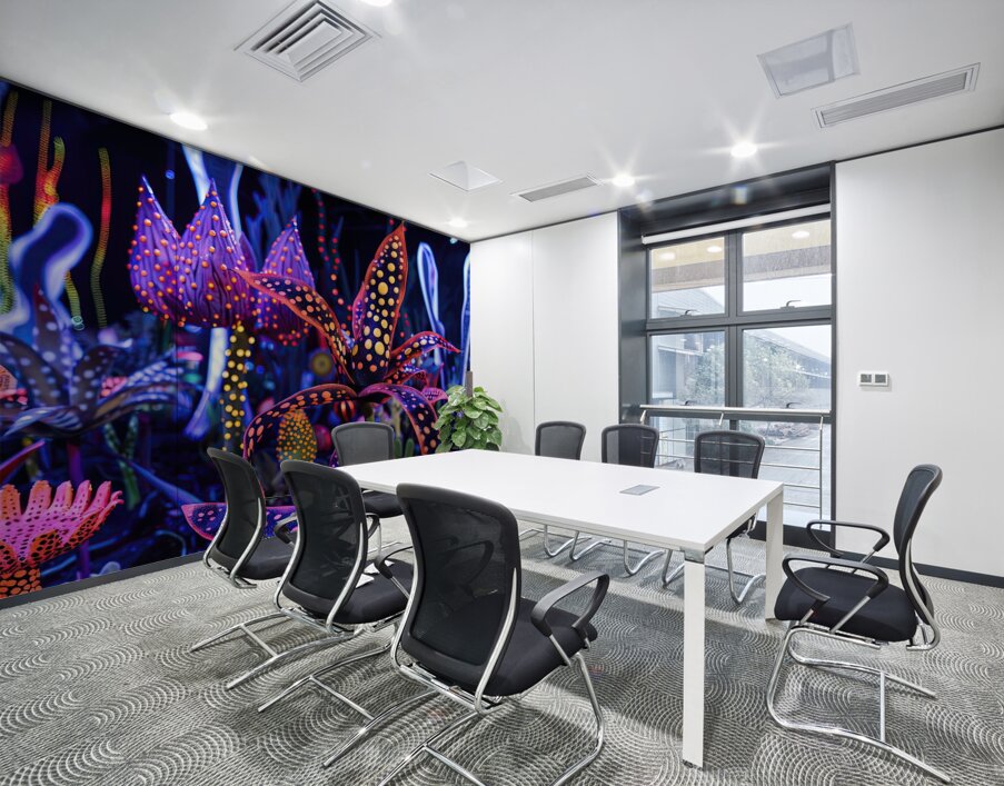 Bioluminescent Flora 9H2N5Z 47 Wall Printing