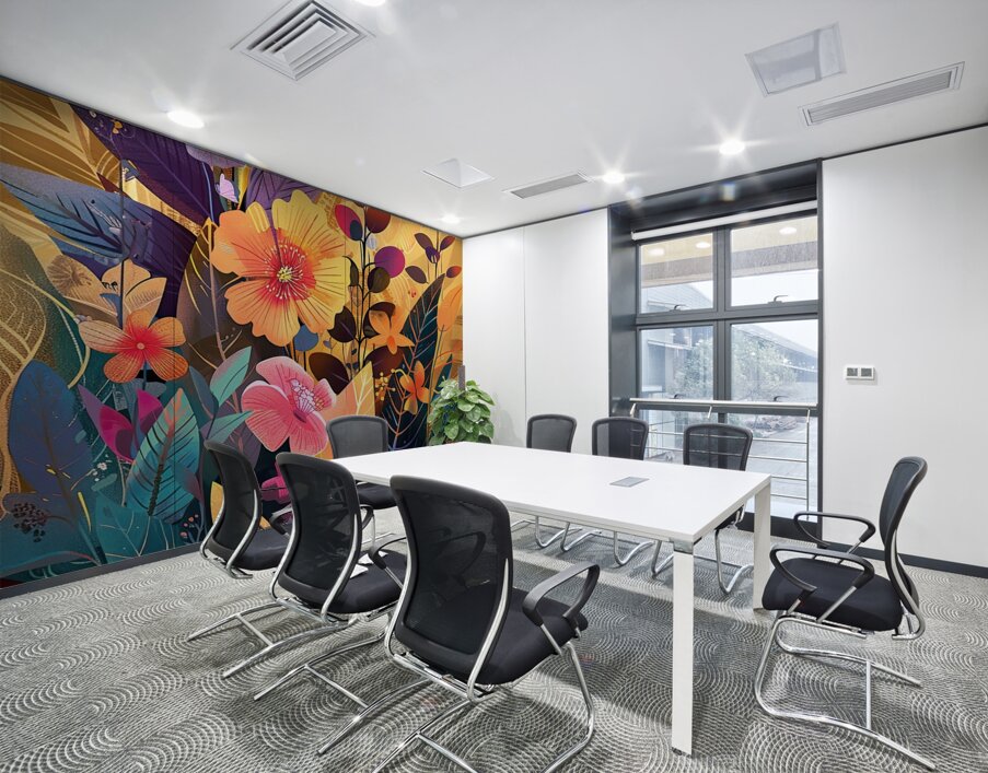 Blooming Garden Rhapsody H3N9P2 53 Wall Printing