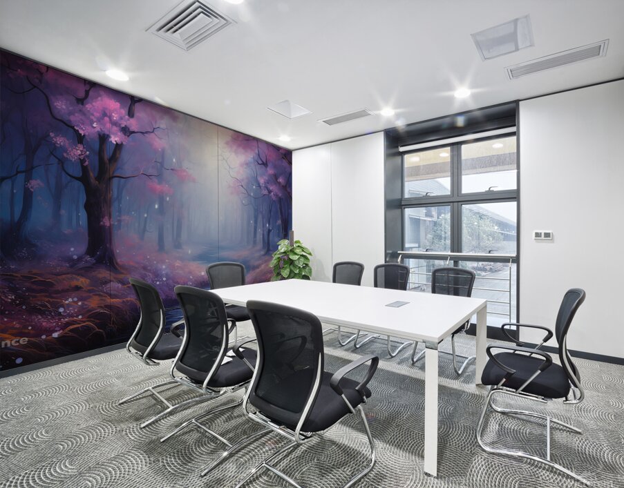 Plum Forest of Dreams Wall Printing