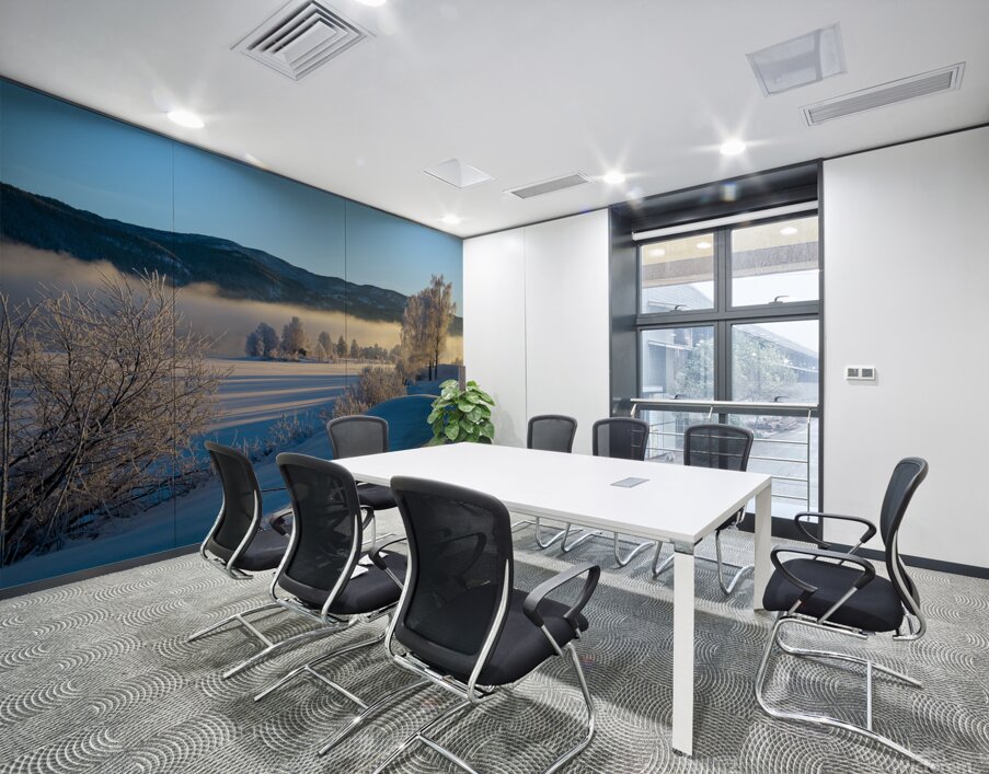 Norway Fresh Snow Wall Printing