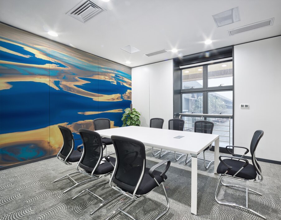 Mid Atlantic Ocean Reflections Wall Printing