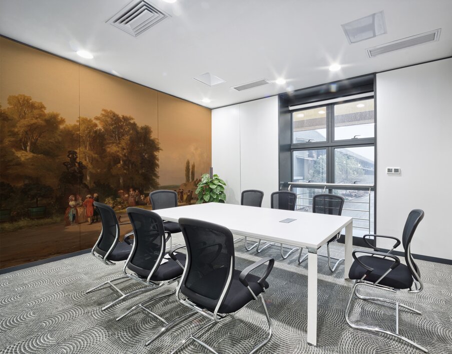 Park in the Vicinity of Paris [1848] by Charles Rochussen [1814–1894] Wall Printing