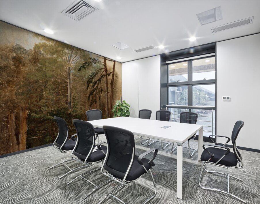 Study of a Woodland Landscape by Carl Spitzweg [1808–1880] Wall Printing