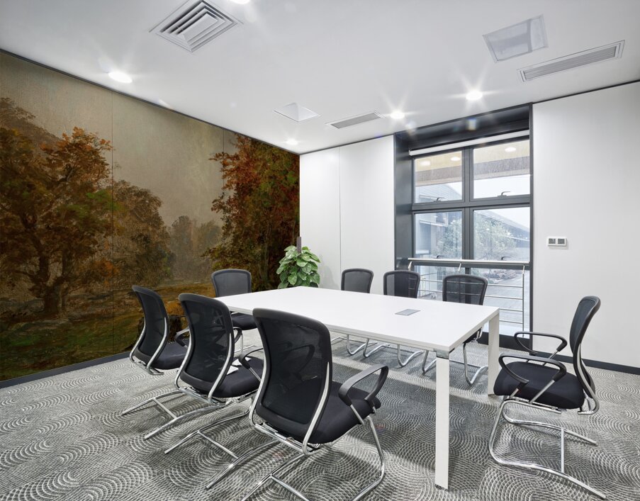 Cattle by a Stream [1895] by Jasper Francis Cropsey [1823–1900] Wall Printing