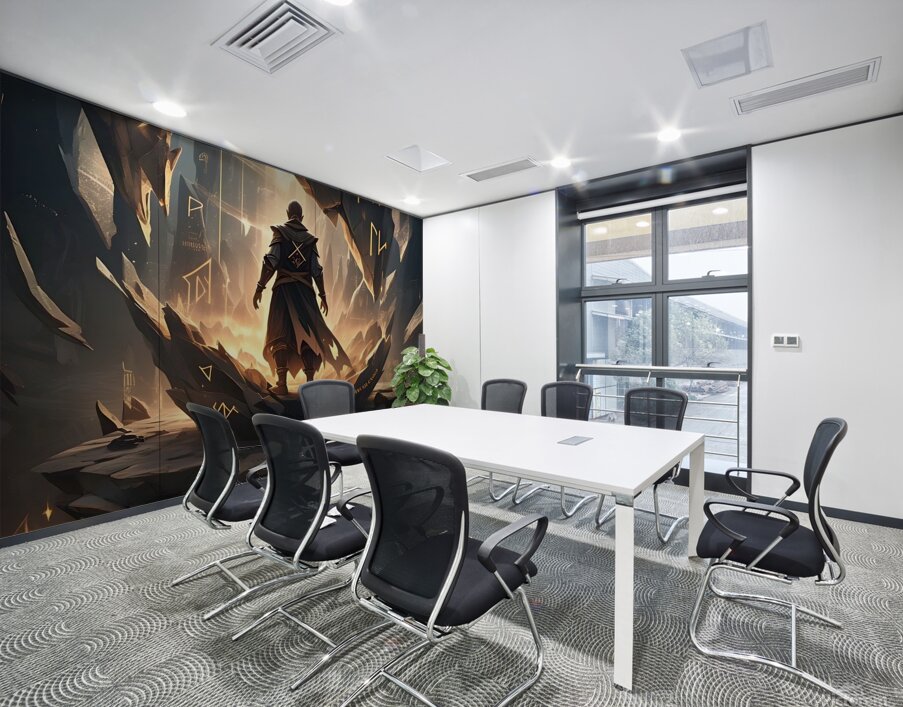  The Oracle’s Fractured Fate Wall Printing