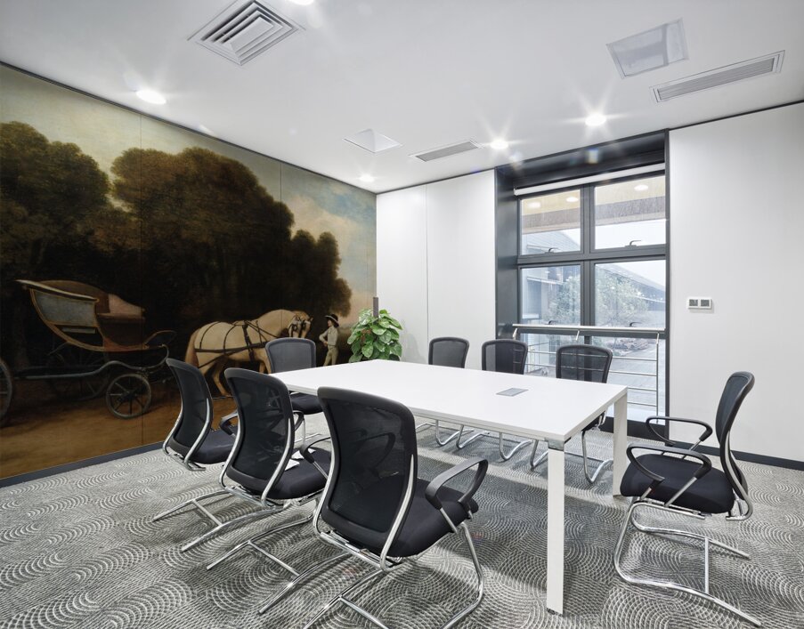 Phaeton with a pair of cream ponies and a stable–lad [between 1780 and 1784] by George Stubbs [1724–1806] Wall Printing