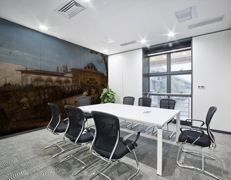 Scene with the Sultan [1865–1876] by Stanisław von Chlebowski [1835–1884] Wall Printing