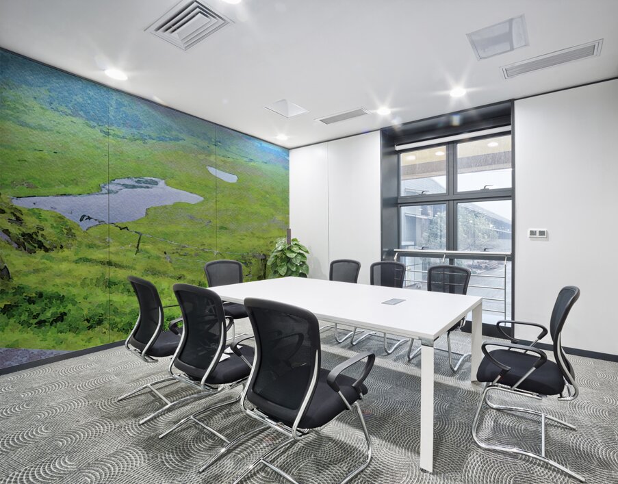 Scenic watercolor landscape of Conor Pass in Dingle Peninsula Ireland Wall Printing