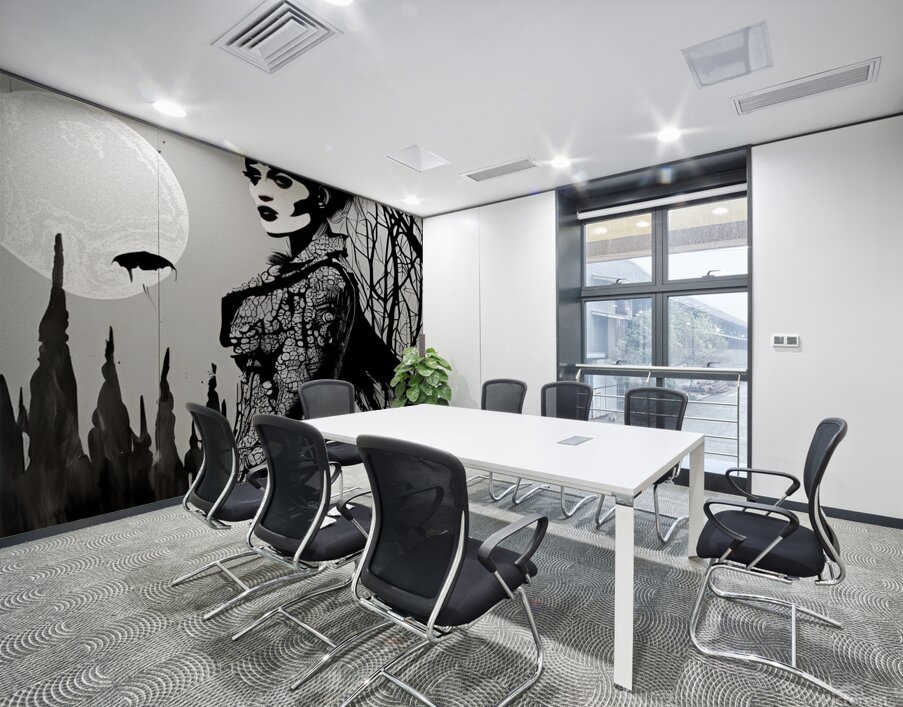 Shadows & Lace Wall Printing