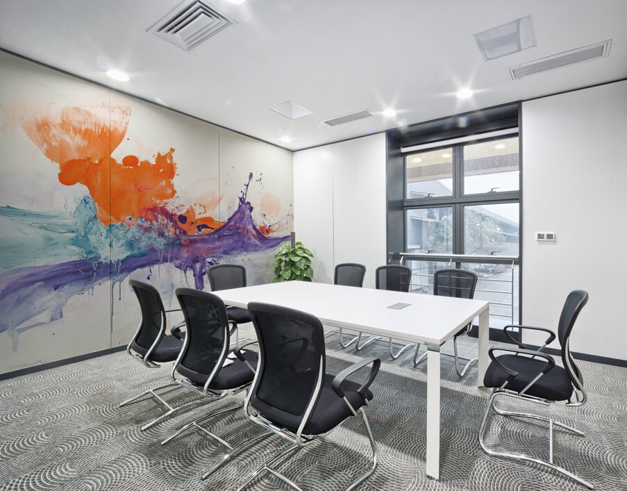 Chromatic Convergence 8H29P7 45 Wall Printing